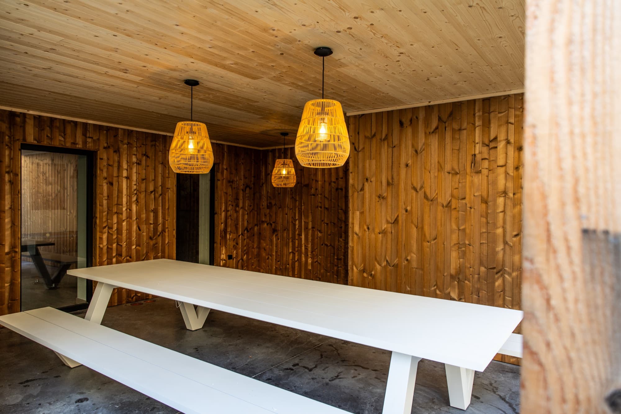 Covered terrace